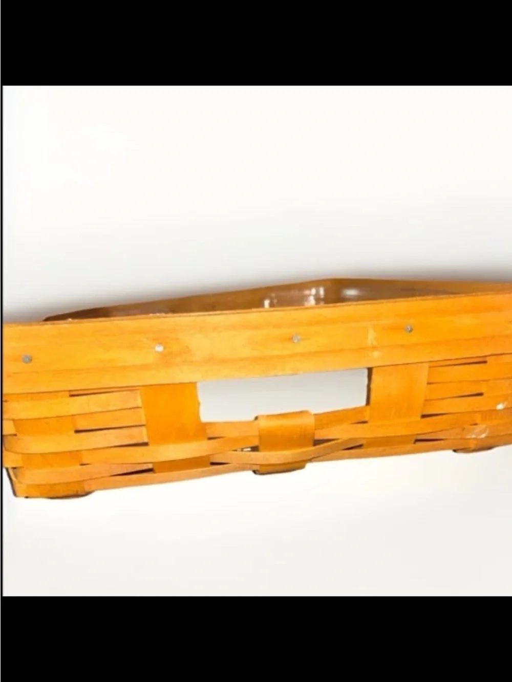 Longaberger Hostess XL Serving Tray Basket With Liner